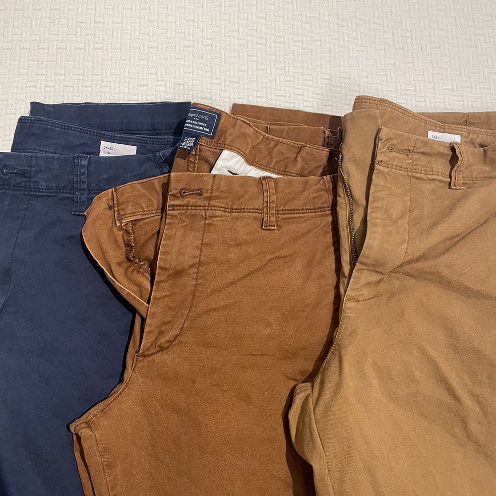 Gap pants slim stretch 33/30 34/30